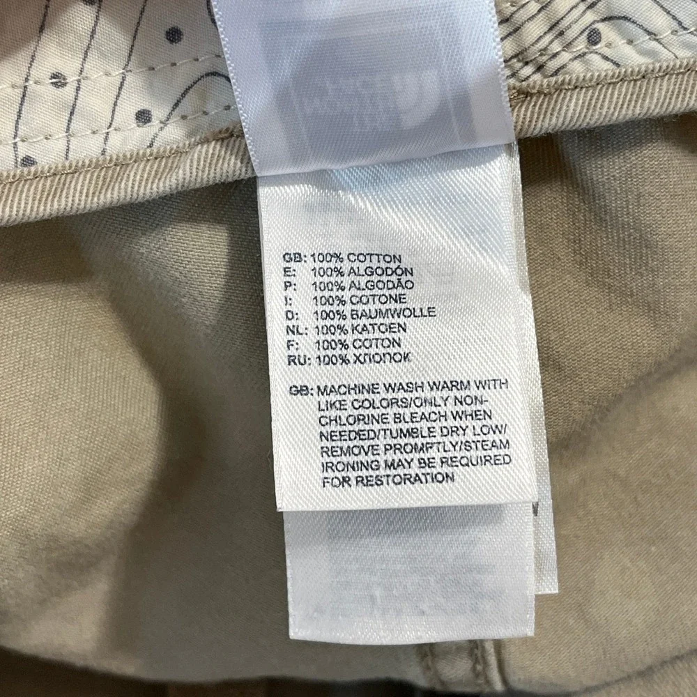 The North Face Cargo Shorts Mens 40 Khaki Cotton Multi Pocket Utility Hiking